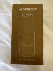 NEU Nespresso Stapelbar Servier Set Neu im Karton Zucker/Milch Kännchen Barista Kollektion - Bild 1 von 9