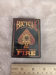 Bicycle Fire Elements Series Playing Cards New Custom Deck Poker Size - Picture 1 of 3
