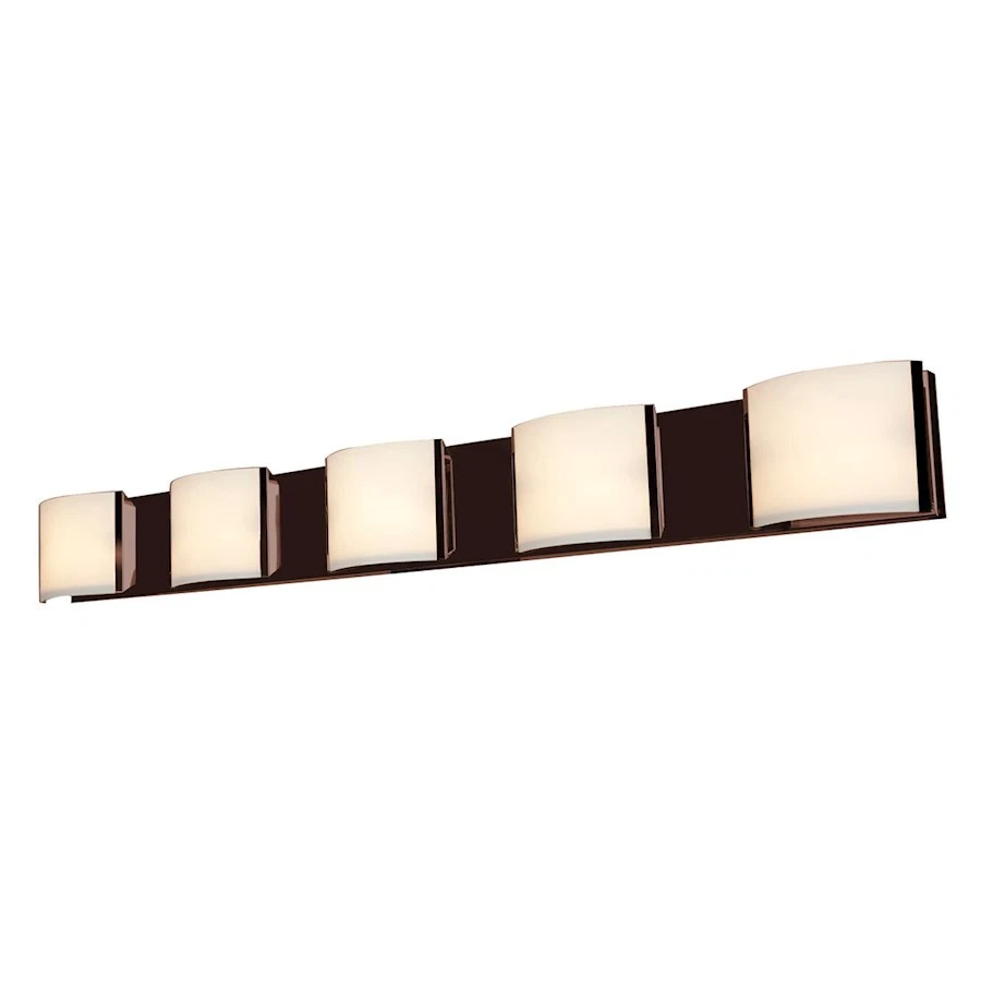 Access Lighting Nitro2 5 Light LED Bath/Vanity, Bronze - 62295LEDD-BRZ-OPL - Image 1 of 1