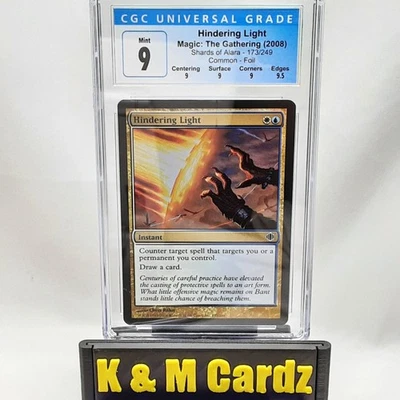 MTG - Shards of Alara - Hindering Light - Foil - Graded - CGC 9 - Image 1 of 4