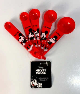 Disney & Nick 4Pc Spoons – Mickey, Minnie, Pooh, Stitch, SpongeBob, TMNT, Smurfs - Image 1 of 4