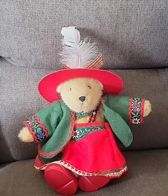 MUFFY VANDERBEAR teddy bear "TYROLEAN MOUNTAIN CLIMBER" - Image 1 of 3