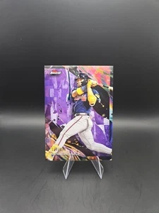 2024 Topps Finest Uncommon Purple Refractor /200 SP Ronald Acuna Jr Acuña #195 - Bild 1 von 3