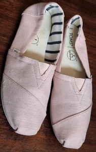 Zapatos planos cómodos Toms rosa para mujer talla 9 usados en excelente estado - Imagen 1 de 7