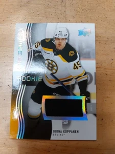 2023-24 Upper Deck Premier Joona Koppanen Rookie RC Jersey Patch Bruins #108 - Picture 1 of 2