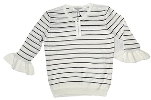 Cupcakes und Kaschmir leichter Pullover 3/4 Arm Mesh mit Futter Gr. M Neu mit Etikett - Bild 1 von 8