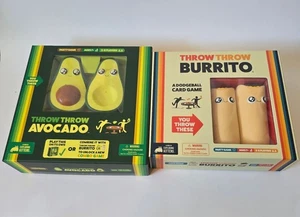 Throw Throw Burrito & Throw Throw Avocado A Dodgeball Card Game Exploding Kitten - Picture 1 of 12