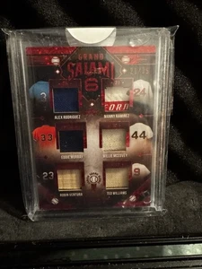 2022 Leaf In The Game Used Grand Salami Rodriguez Ramirez McCovey Williams #3/8 - Picture 1 of 3