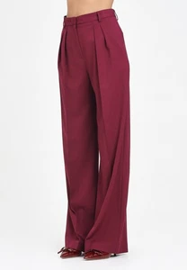 SIMONA CORSELLINI Pantaloni Donna Rosso Pantaloni eleganti Pantalone elegante bo - Picture 1 of 5