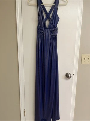 Vestidos de cóctel fluidos morados talla 1/2 Foto 1 de 4