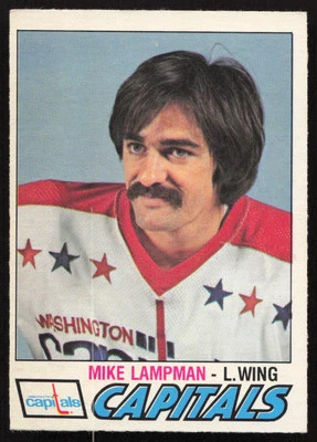 1977-78 O-Pee-Chee #396 Mike Lampman Washington Capitals NR-MINT PACK FRESH! - Image 1 of 2