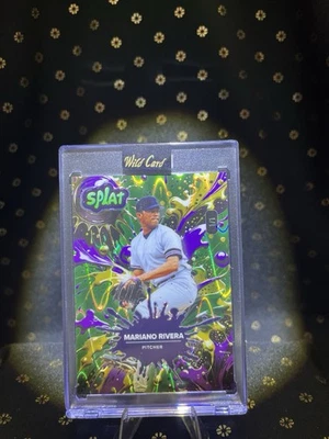Comodín Mariano Rivera 2024 Splat 1/1 Mardi Gras Wave!! Foto 1 de 3
