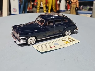 老式 Solido Chrysler 温莎轿车蓝色漂亮汽车 🚗  — 第 1/4 张图片