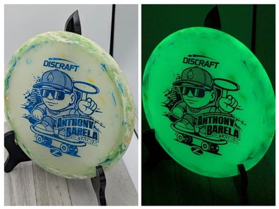 Discraft Ledgestone Barela Jawbreaker Z Glo Glow Cigarra Golf Disc 175-176g - Image 1 of 4