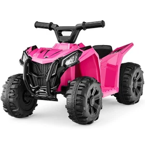 6V Kids Ride On Toy, 4-Wheeler Quad ATV Play Car w/ 1.8MPH Max Speed, Treaded... - Picture 1 of 7