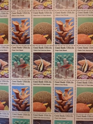 SCOTT 1827-30   CORAL  REEFS 15 CENT  M  NH FULL SHEET OF 50 - Image 1 of 2