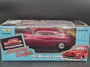 ERTL American Muscle 1951 Mercury Coupe American Graffiti Movie 1:18 Model Car - Picture 1 of 8