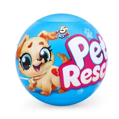 5 SURPRISE PET RESCUE SERIE 1 ÜBERRASCHUNGSKUGEL VON ZURU NEU OVP