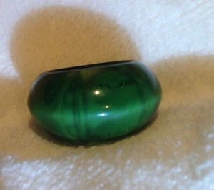 Lucite Moonglow grüner Ring Größe 4 - Bild 1 von 1