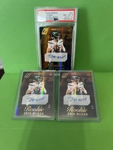 Zach Wilson 2021 Panini Zenith #52 novato automático prueba de artista 1/5,3/5 y 5/5 - Imagen 1 de 6