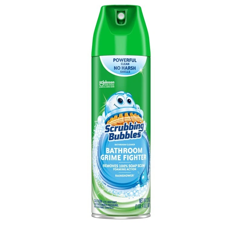 Scrubbing Bubbles Rainshower Scent Bathroom Grime Cleaner 20 oz Foam Spray - Image 1 of 1