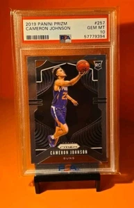 2019-20 Panini Prizm Cameron Johnson RC Rookie #257 PSA 10 GEM MINT - Picture 1 of 2