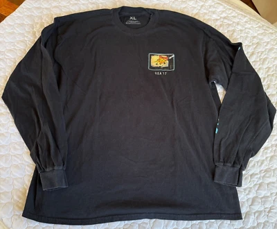 Travis Scott Live In Concert USA ‘17 Black Longsleeve Tee T-Shirt XL 2 Sided - Image 1 of 4