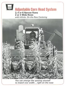 Oliver Adjustable Corn Head System 3 4 6 Narrow Row 2 4 Wide Row Sales Brochure - Picture 1 of 6