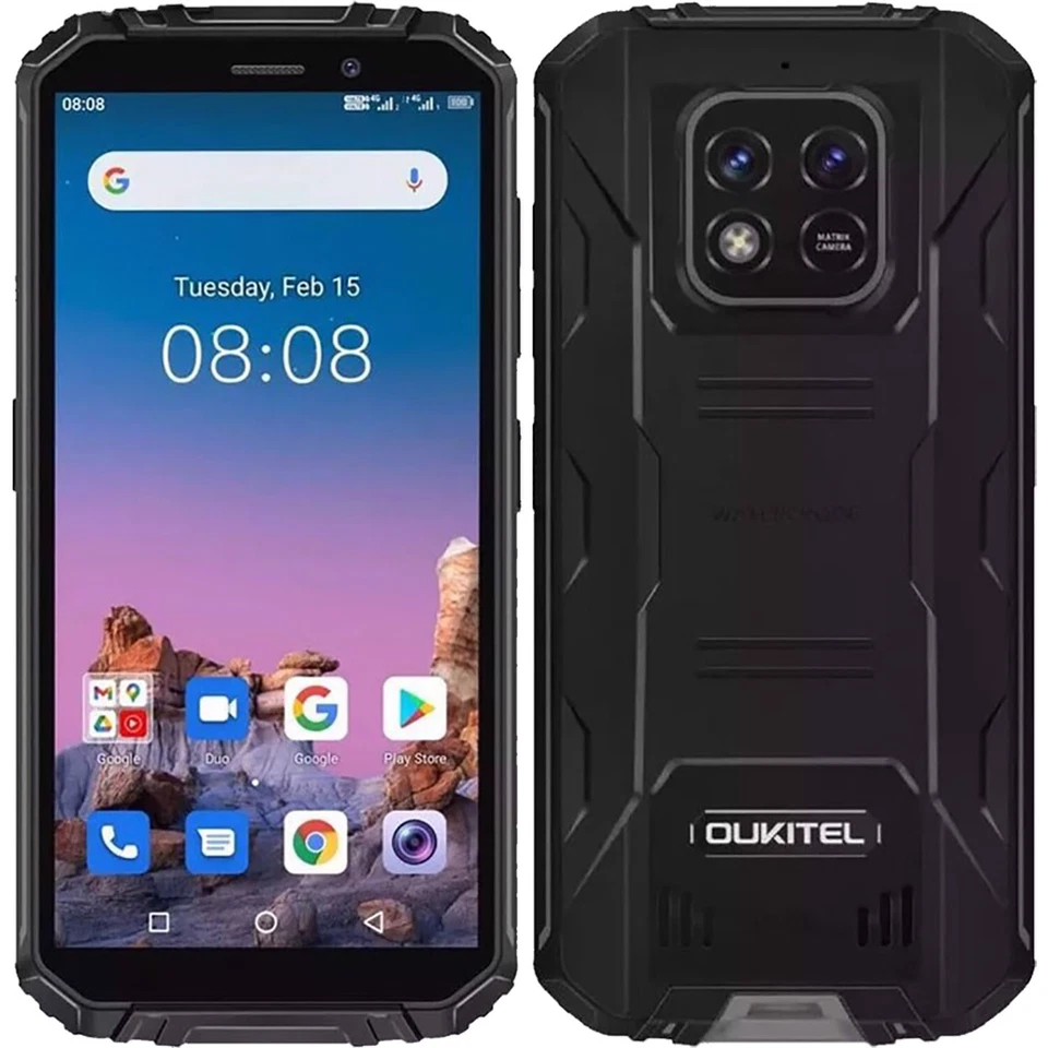 Oukitel WP18 4G Black 32GB + 4GB Dual-Sim Factory Unlocked GSM NEW - Image 1 of 3