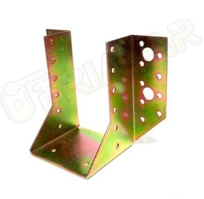 Staffa scarpa supporto per travi in legno 80x120 Ancoraggio x gazebi e coperture - Immagine 1 di 4