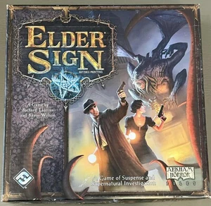 Elder Sign Board Game Arkham Horror Files - MINT CONDITION - COMPLETE - Picture 1 of 2