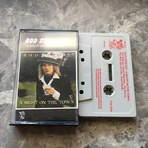 ROD STEWART A NIGHT ON THE TOWN CASSETTE TAPE WARNER BROS 1976 - Picture 1 of 2