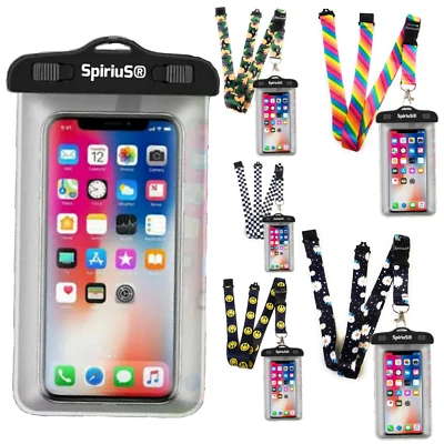 SpiriuS Waterproof & Underwater phone case bag pouch+ Neck Strap Lanyard Holder  - Image 1 of 4
