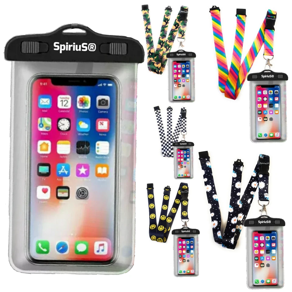 SpiriuS Waterproof & Underwater phone case bag pouch+ Neck Strap Lanyard Holder  - Image 1 of 4