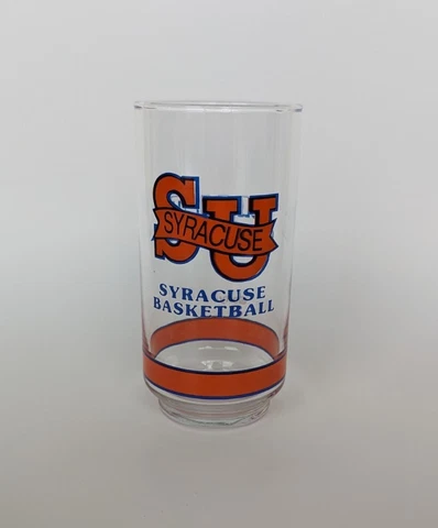 Vintage Getty Syracuse University Basketball Big East Drinking Glass 16 oz 🏀 Cover