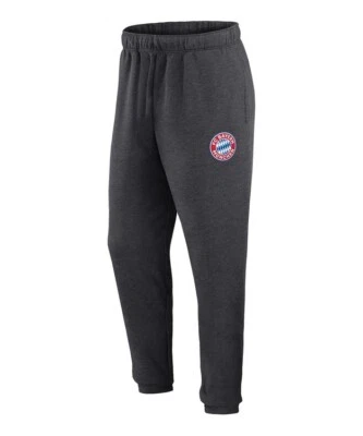 Bayern Munich Light Sweatpants Soccer Fanatics Men's MEDIUM Heather Charcoal - Image 1 of 4