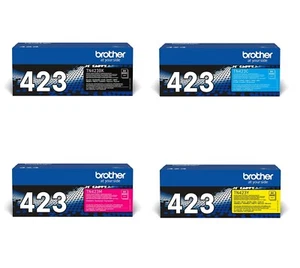 Brother TN-423 CMYK 4 Colour Set Toner Cartridge - Picture 1 of 5