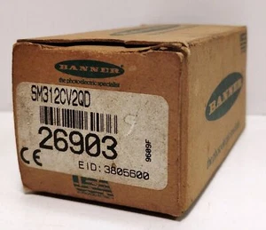 Banner Engineering SM312CV2QD 26903 10-30 V DC Photoelectric Proximity Sensor - Picture 1 of 6