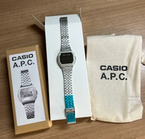 Casio x A.P.C. Reloj digital A1000ACD-7 edición limitada de acero inoxidable - Imagen 1 de 1