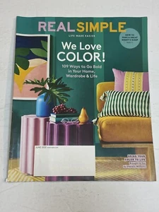 Real Simple Magazine June 2022 We Love Color Bold Life Home Wardrobe Great Sleep - Picture 1 of 1
