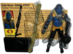 GI Joe RANGE-VIPER 3.75" Figure v4 Wilderness Trooper Defense Cobra Island - Picture 1 of 10