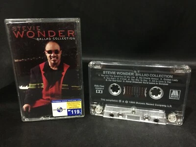 Stevie Wonder Ballad Collection Cassette Tape (Motown/Universal 1999) SOUL - Image 1 of 4