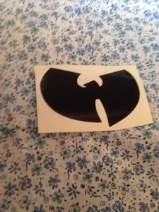 Lote de 2 pegatinas Wu Tang corte debido Nueva York hip hop rap - Imagen 1 de 1