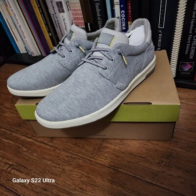 Zapatilla deportiva Florsheim para hombre cruzada de lona con punta lisa gris claro TALLA 9 Foto 1 de 4