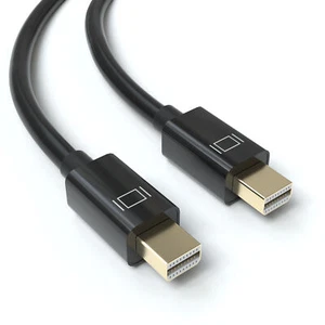 1m Mini DisplayPort 1.2 Kabel Display Port Mini DP Stecker beidseitig vergoldet - Bild 1 von 6