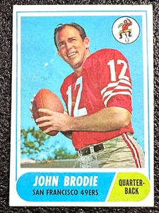 1968 Topps Football #139 John Brodie Ex - Picture 1 of 2