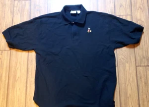 Mickey Mouse Disney Black Polo Shirt - XL-Excellent Condition-Embroderied - Picture 1 of 1