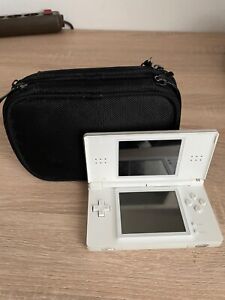 Nintendo DS Lite Spielkonsole Weiß Original Handheld Retro mit Ladekabel/Tasche