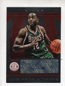 Luc Mbah A Moute 2013-14 Totally Certified Totally Red Autograph!  27/99 - Picture 1 of 2