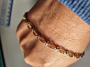 9ct gold diamond bracelets used - Picture 1 of 15